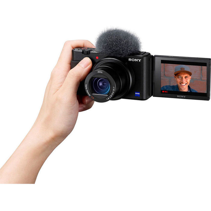 Digital camera SONY ALPHA ZV1AB 24-70MM 20.1 MPx, OPTICAL ZOOM 2.7, WI-FI, BLACK