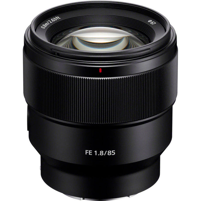 SONY SEL 85MM F 1.8 lens