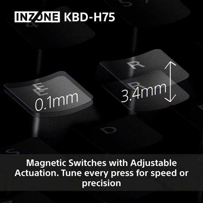 Gaming Keyboard SONY INZONE KBD-H75 Magnetic switch