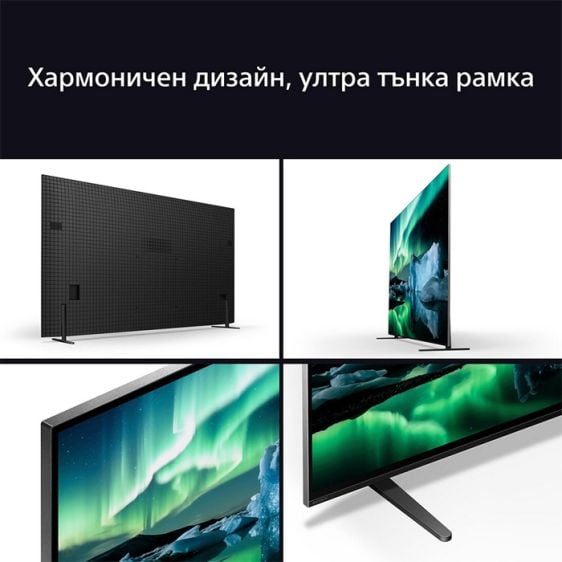 TV SONY Bravia K55XR8AB, 55", 4K Ultra HD OLED Google TV, Smart TV