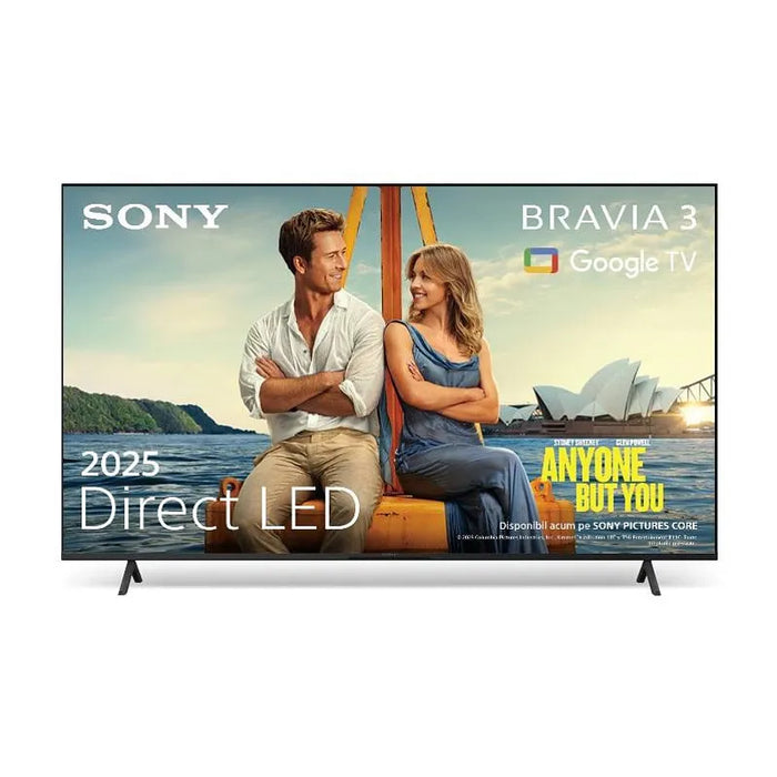 TV SONY Bravia 3 K75S35B, 75" (189 cm), 4K Ultra HD, Smart Google TV
