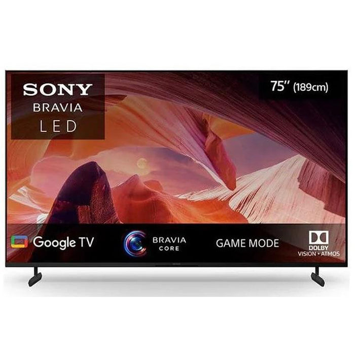 TV SONY Bravia KD75X80LAEP, 75", X80L, 4K Ultra HD, HDR, Smart TV(Google TV)