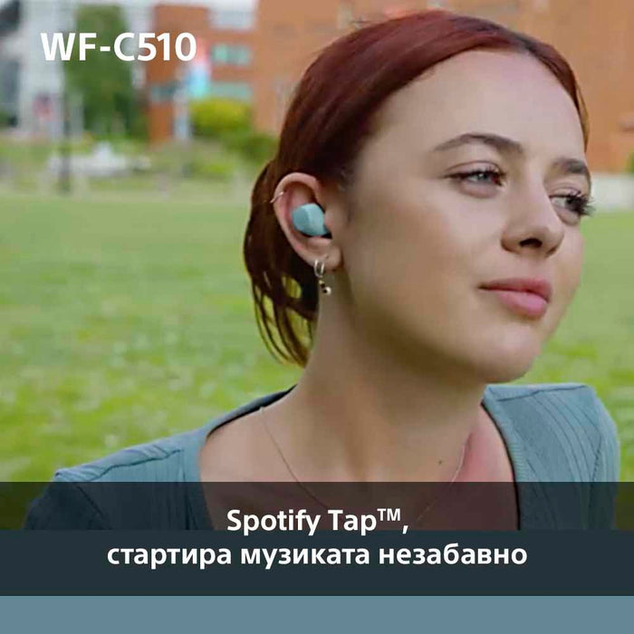 Sony WF-C510 Bluetooth Wireless In-Ear Headphones, IPX4, BT 5.3, TWS, Blue EU