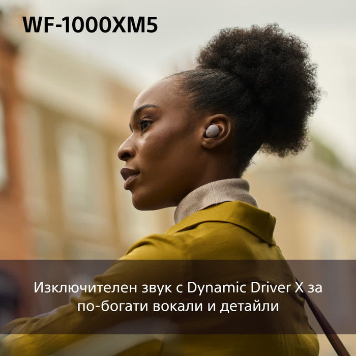True wireless headphones SONY WF1000XM5P WIRELESS CONNECTION, PINK