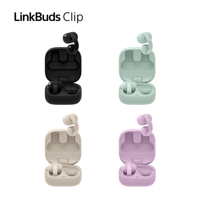 Sony LinkBuds Clip WF-LC900 TWS Open-ear Earbuds , black