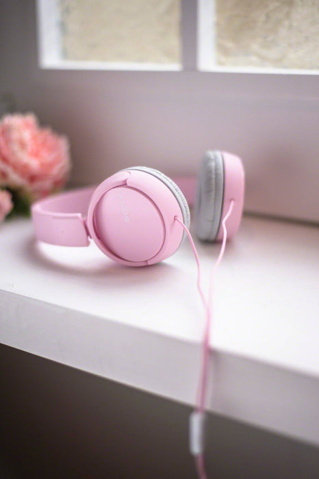 Sony MDR-ZX110 Wired On-Ear Foldable Headphones Pink EU