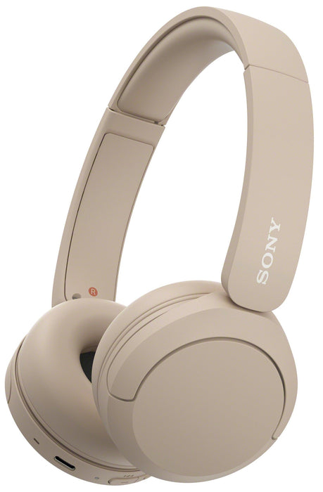 Sony WH-CH520 Bluetooth On-Ear Headphones BT 5.2, Beige EU