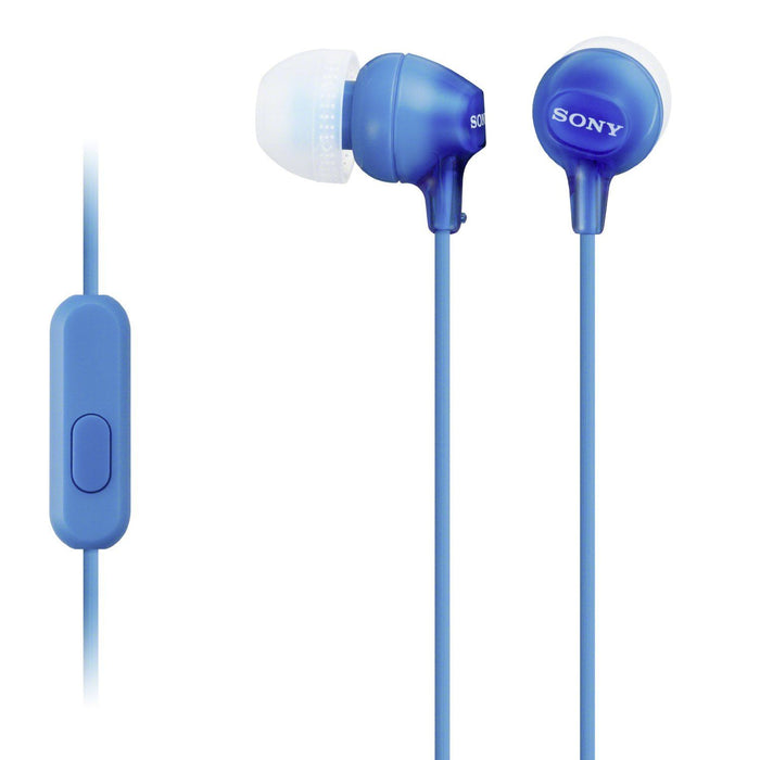 Sony MDR-EX15AP In-Ear Earphone with Microphone Blue EU