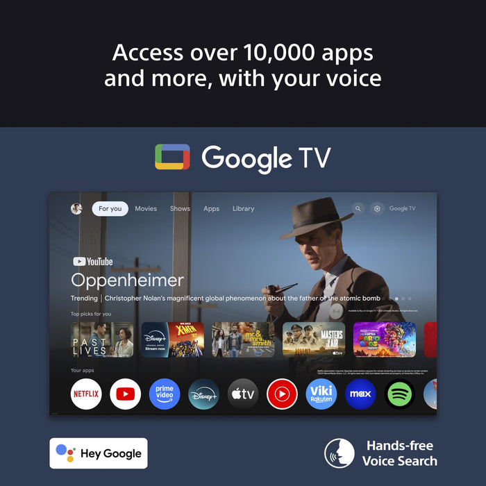 TV SONY Bravia 3 K75S35B, 75" (189 cm), 4K Ultra HD, Smart Google TV