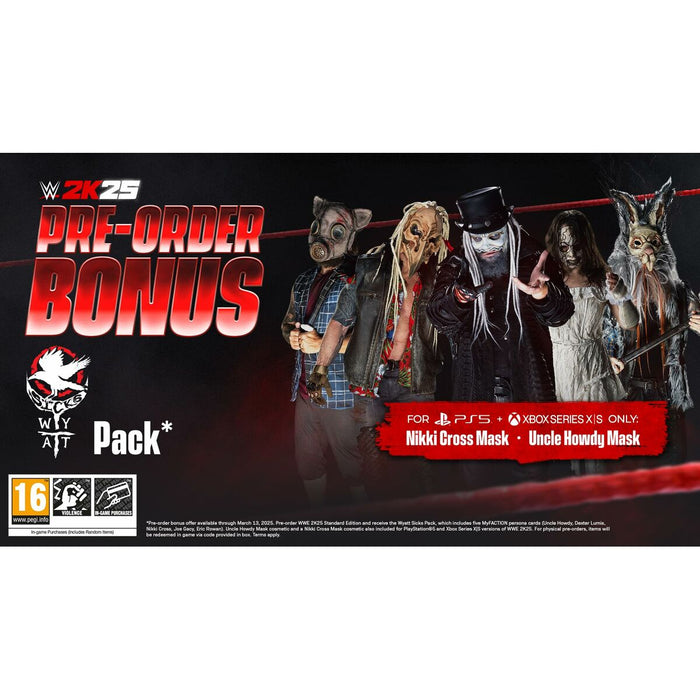 PlayStation 5 Video Game Sony WWE 2K25