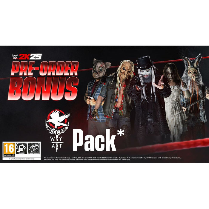 PlayStation 4 Video Game Sony WWE 2K25