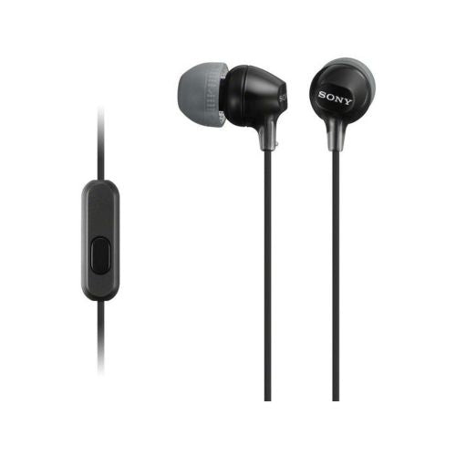 Sony MDR-EX15AP In-Ear Earphone with Microphone Black EU