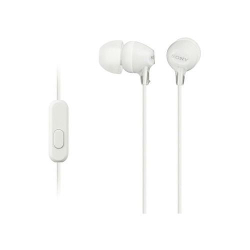 Sony MDR-EX15AP In-Ear Earphone with Microphone White EU