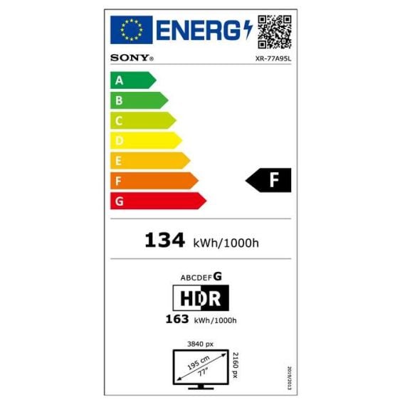 TV SONY Bravia XR OLED XR77A95L