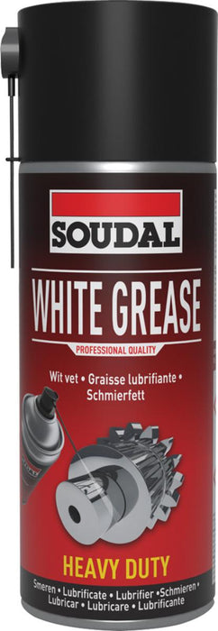WHITE GREASE SPRAY 400ML SOUDAL