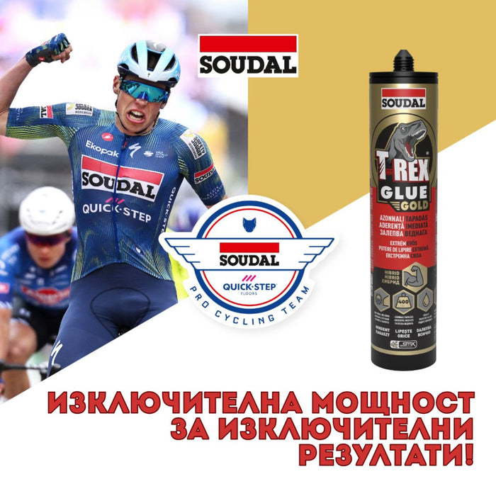 POLYMER ADHESIVE WHITE SOUDAL T-REX GOLD