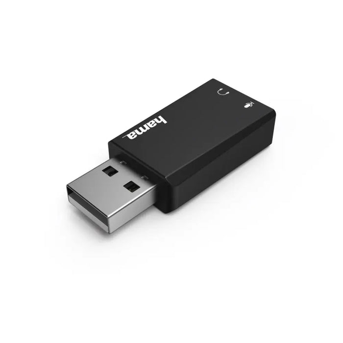 Sound card HAMA 2.0 Stereo USB 2.0 Black - Звукови карти<<<Компютърни компоненти<<<ValiAPI
