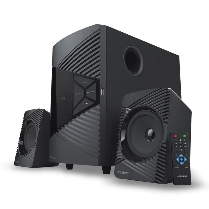 Sound system 2.1 Creative SBS E2500 Bluetooth FM 30W Black - Звукови системи и тонколони<<<Компютърна