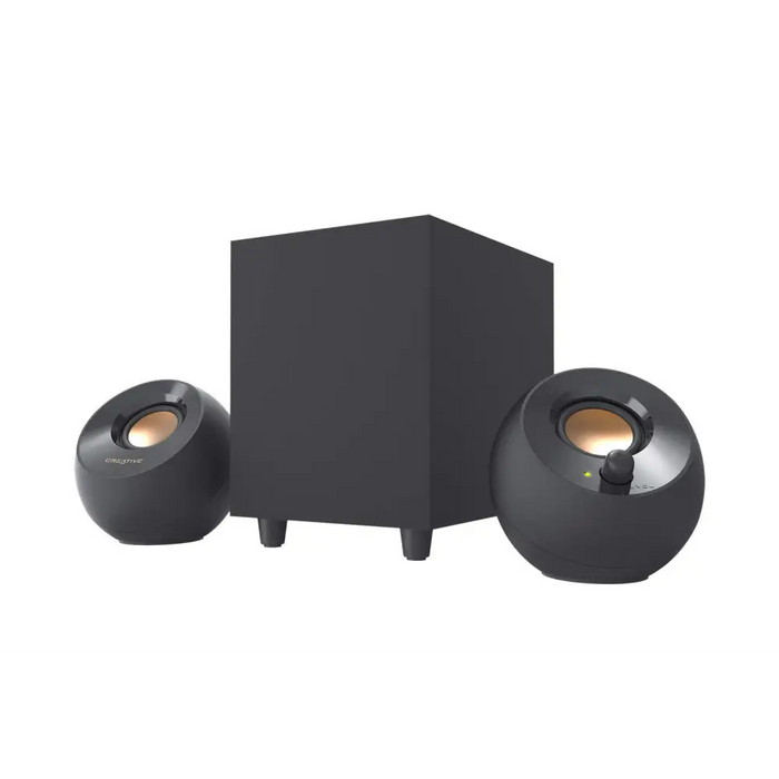 Sound system Creative PEBBLE Plus 2.1 USB 8W - Звукови системи и тонколони<<<Компютърна