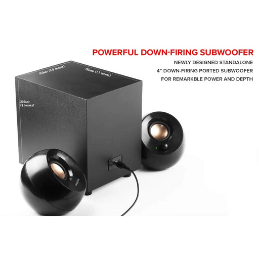 Sound system Creative PEBBLE Plus 2.1 USB 8W - Звукови системи и тонколони<<<Компютърна