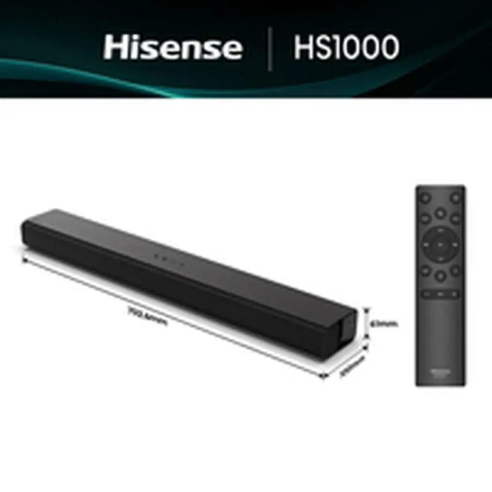 Soundbar Hisense HS1000 120W Black 120 W - Електроника Звук<<<Компютри| Електроника<<<BigBuy&&&Тонколони<<<Електроника