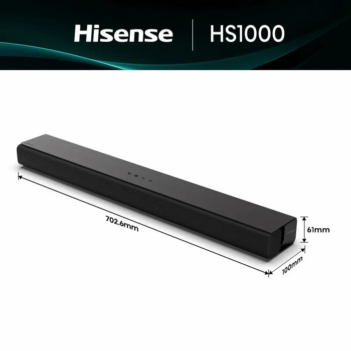 Soundbar Hisense HS1000 120W Black 120 W - Електроника Звук<<<Компютри| Електроника<<<BigBuy&&&Тонколони<<<Електроника