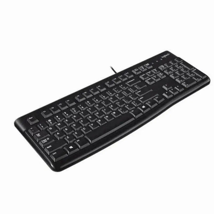 Spanish Qwerty Logitech K120 USB Black Spanish Qwerty QWERTY - Електроника Периферни и резервни части<<<Компютри|