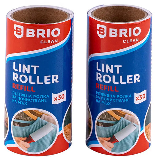SPARE ROLLS FOR CLOTHES CLEANING 2 X 30 BRIO - Домакински продукти<<<Домашни потреби<<<Кухня<<<Praktiker