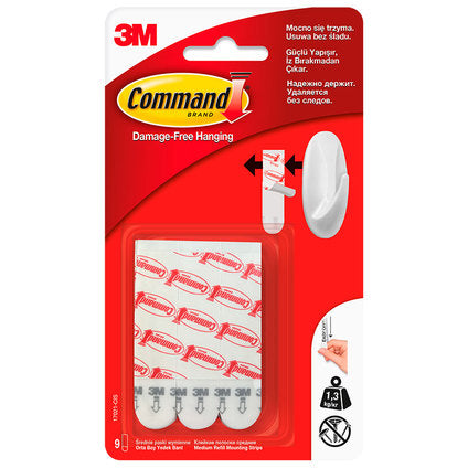 SPARE TAPES 1 KG/TAPE 9 COUNTS COMMAND 17021 - Продукти за съхранение и организация на дрехи<<<Домашни