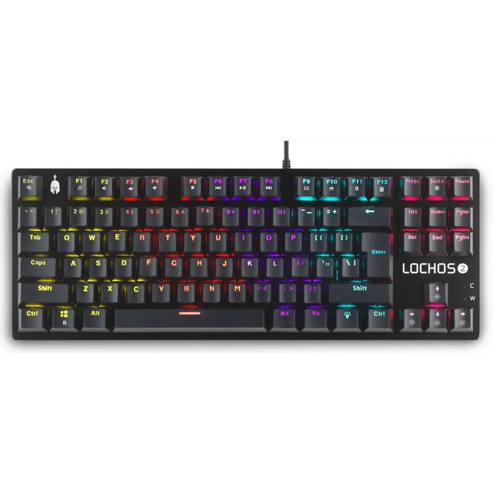 Spartan Gear Lochos 2 TKL Gaming Mechanical Keyboard Black - Геймърски клавиатури<<<Геймърска