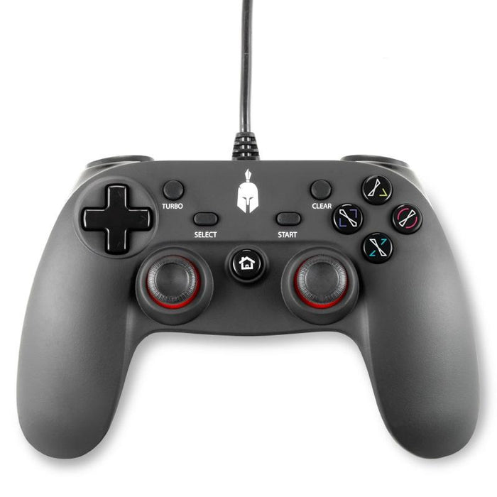 Spartan Gear Oplon Wired Gamepad for PC and PS3 Black - Геймпадове<<<Геймърска периферия<<<ValiAPI