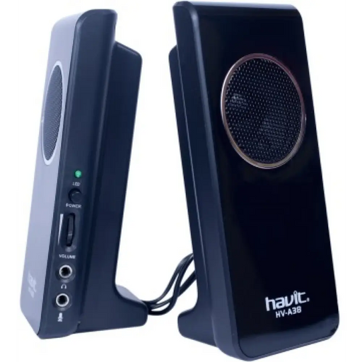 Speakers HAVIT HV-A38 Black - Тонколони за PC<<<Периферия<<<Компютри и периферия<<<TechMart