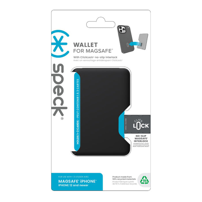 CASE WALLET SPECK LICK LOCK MAGSAFE BK