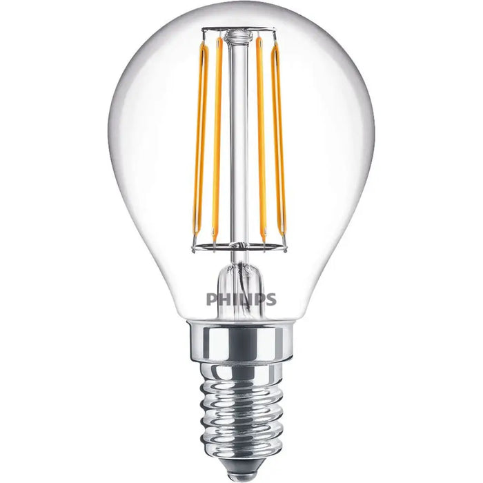 Spherical LED Light Bulb Philips Equivalent E14 40 W F (4000 K) - Декорация и Осветление<<<Дом Градина<<<BigBuy&&&LED