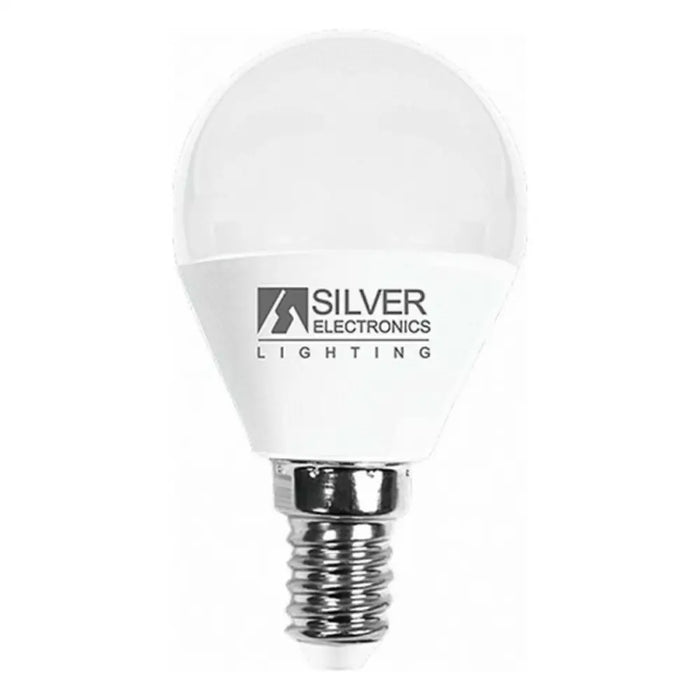 Spherical LED Light Bulb Silver Electronics E14 7W Warm light - Декорация и Осветление<<<Дом