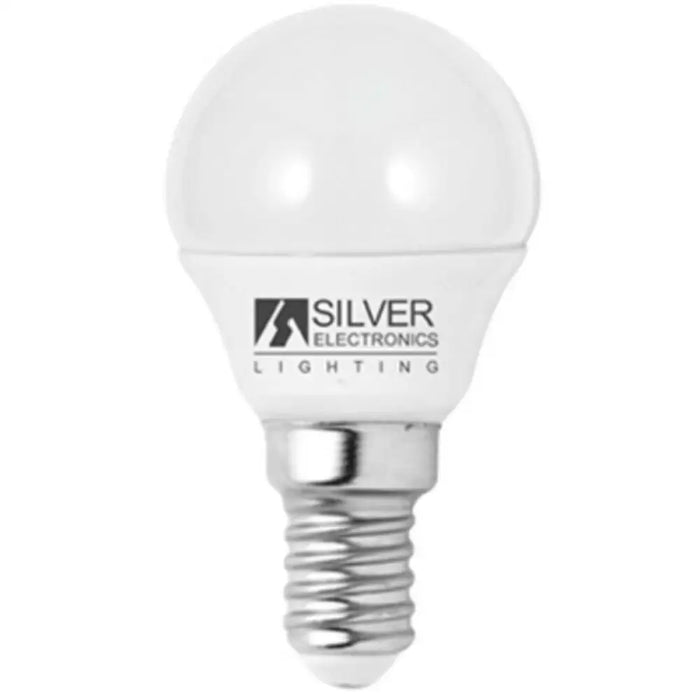 Spherical LED Light Bulb Silver Electronics Eco E14 5W - Декорация и Осветление<<<Дом Градина<<<BigBuy&&&LED