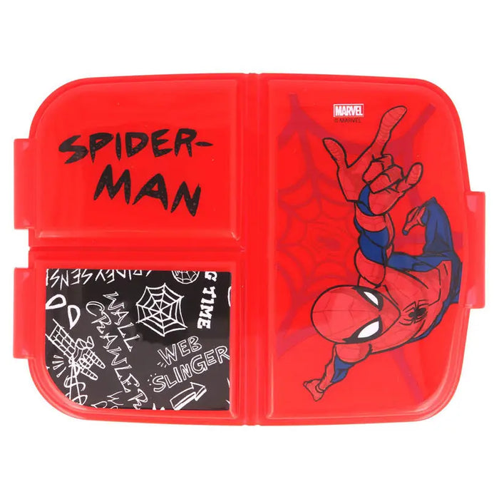 SPIDERMAN FOOD BOX WITH 3 COMPARTMENTS MAXHOME - Кутии за храна и купи<<<Домашни потреби<<<Кухня<<<Praktiker