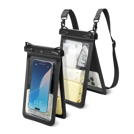 Spigen A603 waterproof case - black - Cell phone tempered glass<<<HurtelXML
