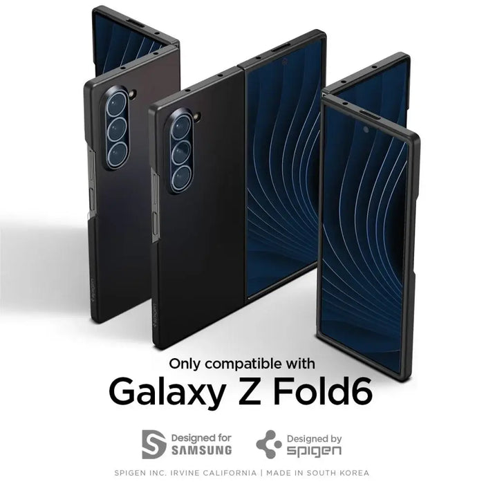 Spigen Airskin Case for Samsung Galaxy Z Fold 6 - Black - Cell phone cases and covers<<<HurtelXML