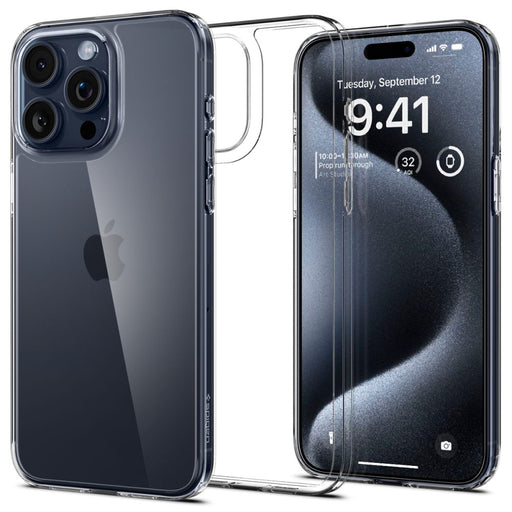 Spigen Airskin Hybrid Case for iPhone 15 Pro - Clear - Cell phone cases and covers<<<HurtelXML