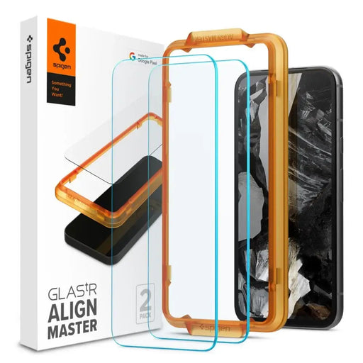 Spigen ALM Glas.tR tempered glass for Google Pixel 8A - 2 pcs. - Cell phone tempered glass<<<HurtelXML