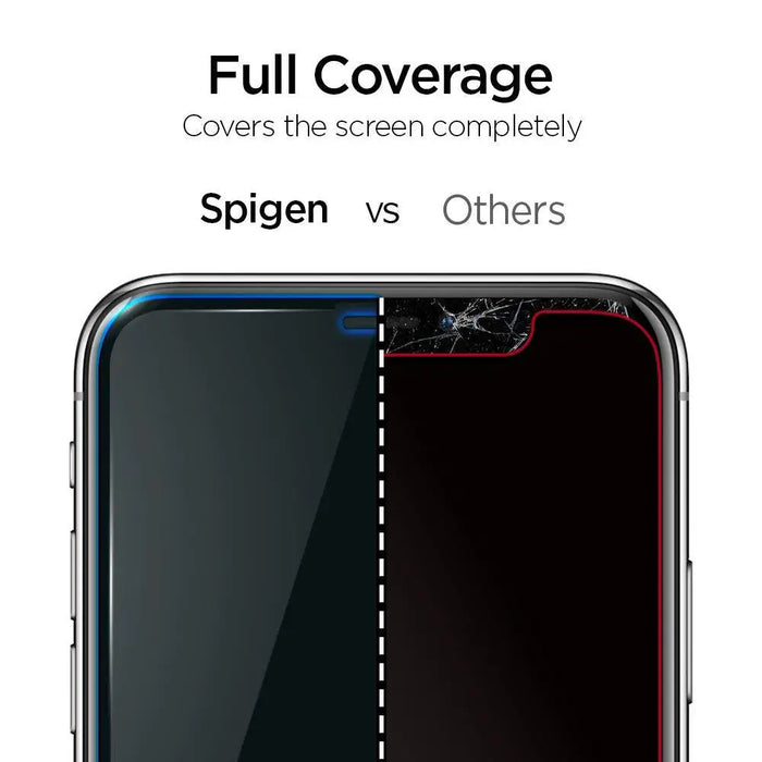 Spigen ALM Glass FC Tempered Glass for iPhone 11 / XR - Black - Cell phone tempered glass<<<HurtelXML