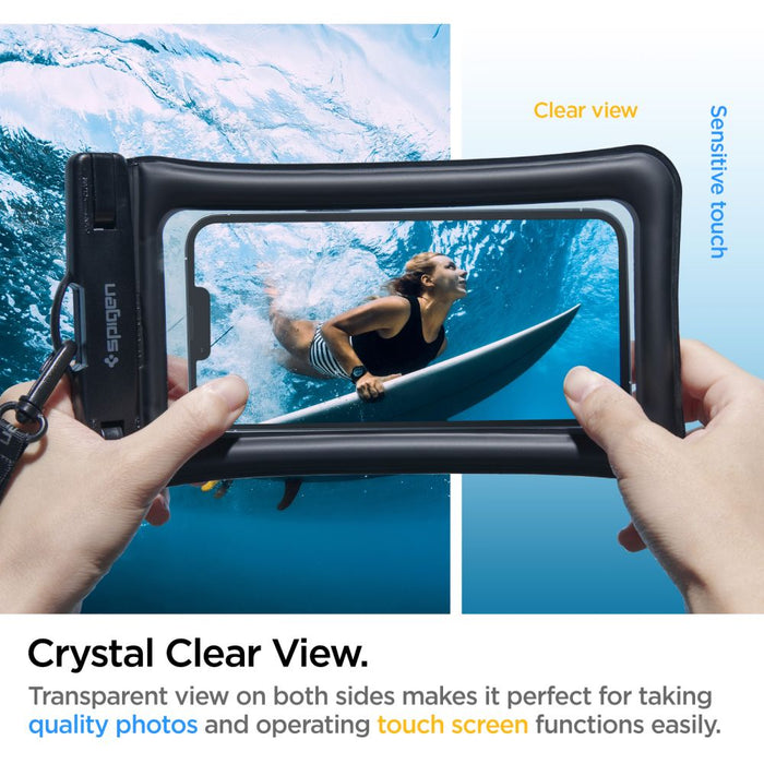 Spigen Aqua Shield A610 Case Waterproof Floating on Water - Black 2 pcs. - Cell phone cases and covers<<<HurtelXML
