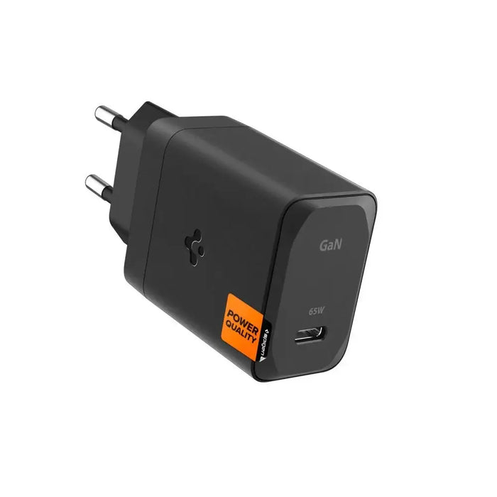 Spigen ArcStation Pro Charger + USB-C 65-W Cable - Black - Cell phone USB charger<<<HurtelXML
