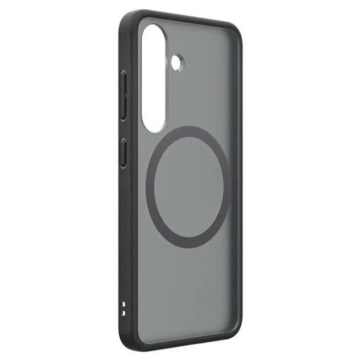 Spigen Capella GP-FPS936PGBJW Silicone Case with MagFit Magnetic Ring for Samsung Galaxy S25+ - Black - Cell phone