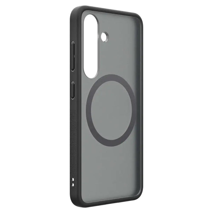 Spigen Capella GP-FPS936PGBJW Silicone Case with MagFit Magnetic Ring for Samsung Galaxy S25+ - Black - Cell phone