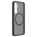 Spigen Capella GP-FPS936PGBJW Silicone Case with MagFit Magnetic Ring for Samsung Galaxy S25+ - Black - Cell phone