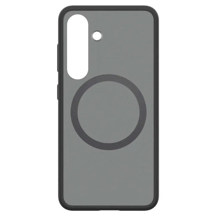 Spigen Capella GP-FPS936PGBJW Silicone Case with MagFit Magnetic Ring for Samsung Galaxy S25+ - Black - Cell phone