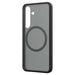 Spigen Capella GP-FPS936PGBJW Silicone Case with MagFit Magnetic Ring for Samsung Galaxy S25+ - Black - Cell phone