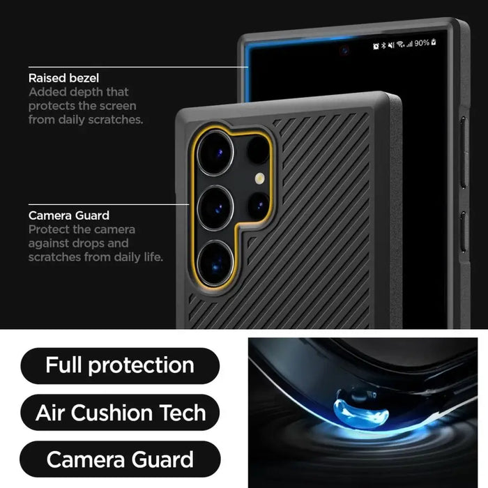 Spigen Core Armor Case for Samsung Galaxy S24 Ultra - Matte Black - Cell phone cases and covers<<<HurtelXML